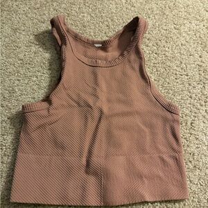 Nikibiki Mauve Ribbed Tank Top